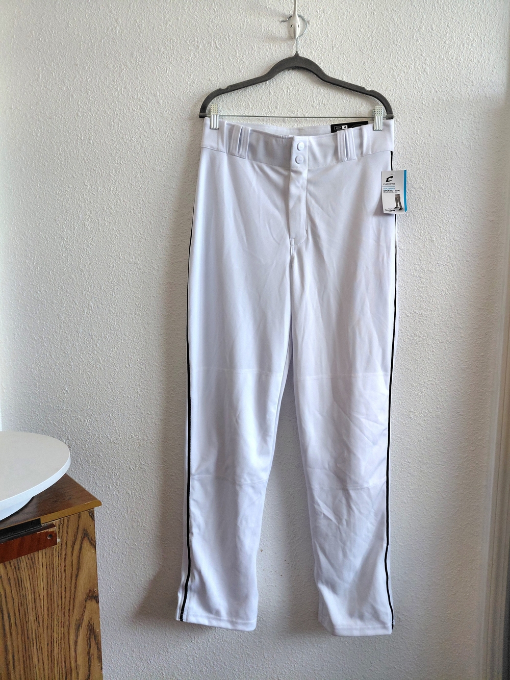 Nwt Minor Defect Champro Triple Crown Adult M Premium Baseball Pants Open Bottom